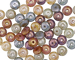 Czech Glass Fruit Cake Spacer 2x6mm