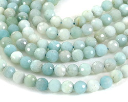 Amazonite Faceted Round 6mm