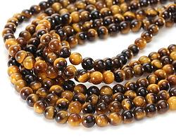 Tiger Eye (A) Round 6mm