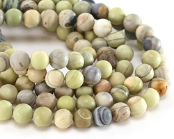 Australian Butter Jasper (matte) Round 10mm