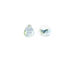 Unicorne Beads Glass Blue Watercolor Mini Teardrop 6-7mm
