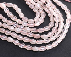 Madagascar Rose Quartz (A) Microfaceted Oval 8x6mm