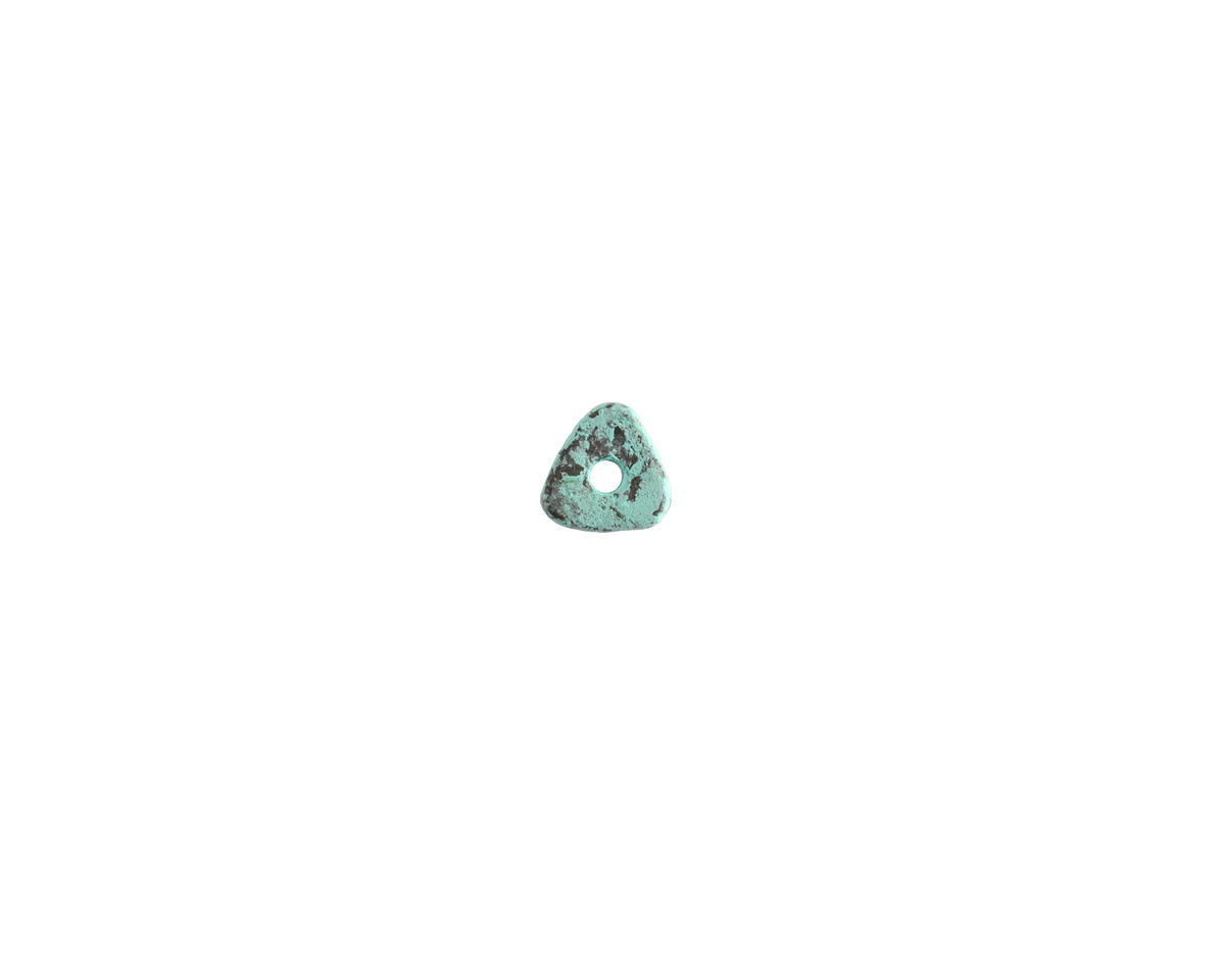 Mykonos Metalized Ceramic Copper Patina Organic Tiny Washer 4.5-6mm