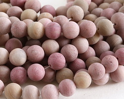 Rhodonite (matte) Round 8mm