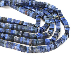 Dumortierite Squaredelle 3x6mm