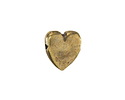 Mykonos Antique Brass (plated) Heart Focal Bead 19mm