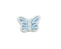 Aqua Porcelain Butterfly 12x18mm
