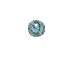 Mykonos Copper (plated) Patina Small Hammered Coin Charm 12mm