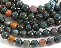 Bloodstone Round 8mm