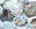Aqua Terra Agate Coin 45mm