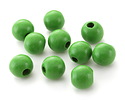 Kelly Green Wood Round 14mm