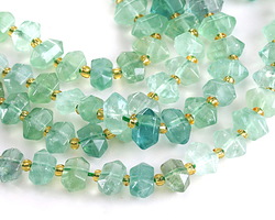 Green Fluorite Side-Drilled Point 6x11mm