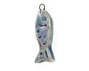 Gaea Ceramic Peacock w/ AB Luster Fish Focal 10-11x29-30mm