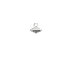 Cymbal Komia Antique Silver (plated) Ending for GemDuo 7x8mm