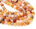 Natural Multi Agate Round 8mm