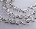 Antique Silver (plated) X-Large Oval Curb Chain