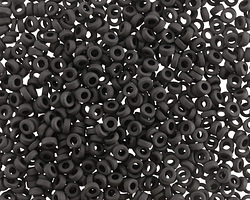 Miyuki Matte Black Spacer Bead 3mm - 250 gram Package