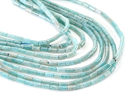 Brazil Amazonite Tube 4x2mm