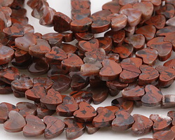 Brecciated Jasper Jasper Heart 6mm