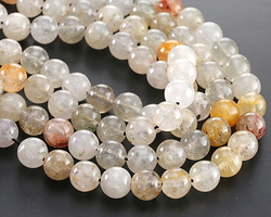 Pitaya Lodalite Quartz Round 10mm