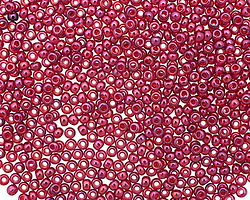 TOHO Gold Lustered Raspberry Round 11/0 Seed Bead