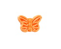 Orange Porcelain Butterfly 12x18mm