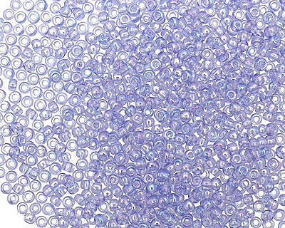 TOHO Transparent Rainbow Light Sapphire Round 11/0 Seed Bead