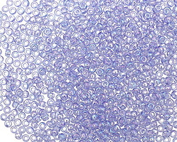 TOHO Transparent Rainbow Light Sapphire Round 11/0 Seed Bead