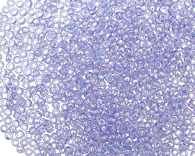 TOHO Transparent Rainbow Light Sapphire Round 11/0 Seed Bead