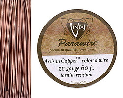 Vintaj Artisan Copper Parawire 22 gauge, 60 feet