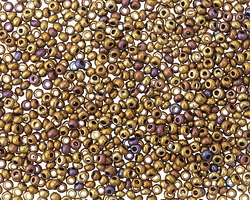 Metallic Iris Bronze Round 11/0 Seed Bead
