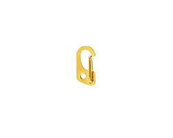 Gold (plated) Carabiner Lobster Clasp 10x5mm