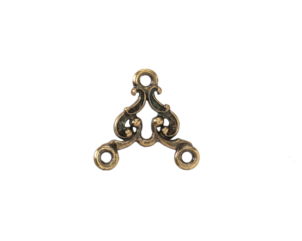 Mykonos Antique Brass (plated) 3-Ring Empire Link 16mm