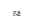 TierraCast Antique Silver (plated) Ladybug 10x8mm