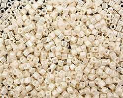 TOHO Opaque Lustered Navajo White Cube 1.5mm Seed Bead