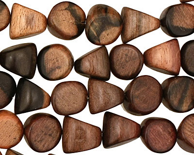 Ebony Wood Triangle 10mm