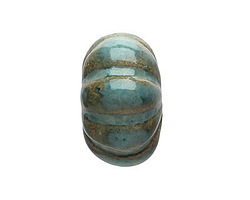 Gaea Ceramic Atlantis on Tan Lantern 11x14mm