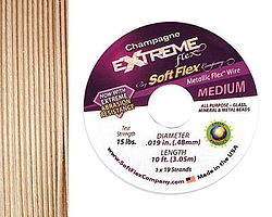 Soft Flex Extreme Champagne .019" (Medium) 19 Strand Wire 10ft.