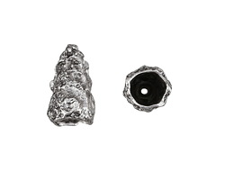 Zola Elements Antique Silver (plated) Nugget Cone 10x18mm