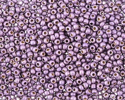 TOHO PermaFinish Galvanized (Matte) Pale Lilac Round 11/0 Seed Bead