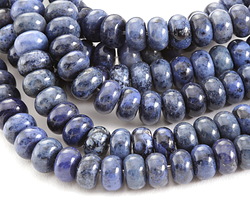 Dumortierite Rondelle 5x8mm