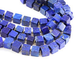Lapis Irregular Cube 8-9mm