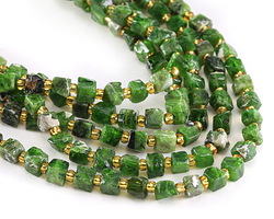 Chrome Diopside Irregular Cube 4-6mm