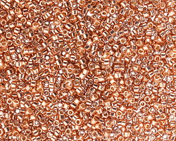 Miyuki Delica Duracoat Galvanized Rose Gold (DB2518) 11/0 Seed Bead