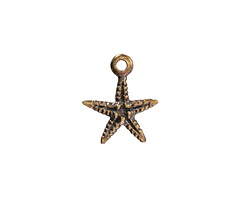 Mykonos Antique Brass (plated) Starfish Focal 16mm