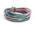 Forest Splash Round Leather Cord 2mm