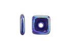 Mykonos Ceramic Iridescent Cobalt Organic Washer 3-4x13-15mm