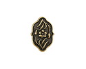 TierraCast Antique Brass (plated) Flower Button 13x18mm
