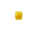 Yellow Porcelain Barrel 9x10mm