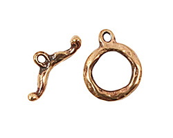 Green Girl Bronze Branch Toggle 16x19mm, 22mm bar